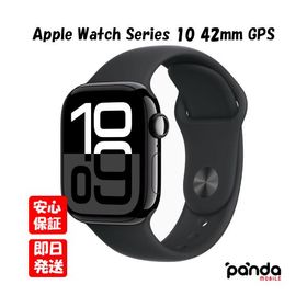 【あすつく、土日、祝日発送】新品未開封品【Nランク】Apple Watch Series 10 GPSモデル 42mm MWWE3J/A ブラックスポーツバンド S/M A2997 4549995501049