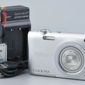 【中古】Nikon ニコン COOLPIX A100 シルバー コンパクトデジタルカメラ