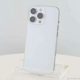 【中古】Apple(アップル) iPhone13 Pro 128GB シルバー MLUF3J／A SIMフリー 〔ネットワーク利用制限▲〕 【247-ud】