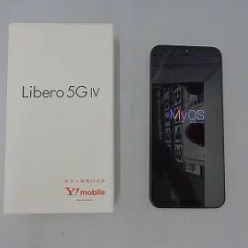 ワイモバイル Y!mobile Libero 5G IV ブラック A302ZT 【中古】
