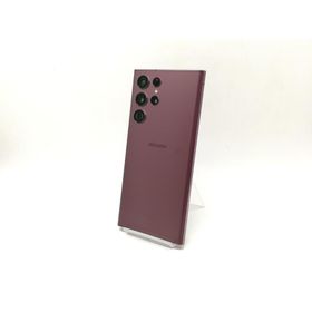 【中古】SAMSUNG docomo 【SIMフリー】 Galaxy S22 Ultra バーガンディ 12GB 256GB SC-52C【戸塚】保証期間１ヶ月【ランクA】