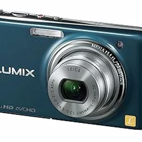 【中古】パナソニック デジタルカメラ LUMIX FX77 スエードブルー DMC-FX77-A