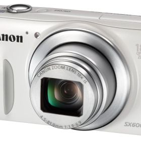 Canon デジタルカメラ Power Shot SX600 HS ホワイト 光学18倍ズーム PSSX600HS(WH)(中古品)