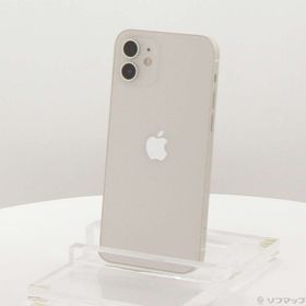 (中古)Apple iPhone12 64GB ホワイト MGHP3J/A SIMフリー(352-ud)