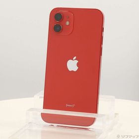 (中古)Apple iPhone12 64GB プロダクトレッド MGHQ3J/A SIMフリー(251-ud)