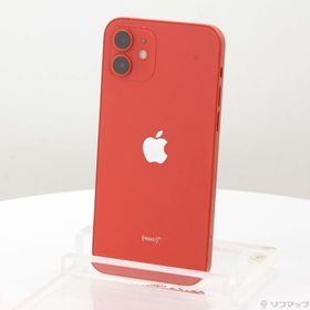 (中古)Apple iPhone12 64GB プロダクトレッド MGHQ3J/A SIMフリー(247-ud)