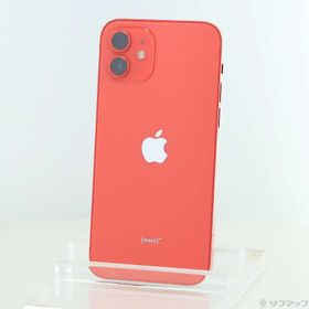 (中古)Apple iPhone12 64GB プロダクトレッド MGHQ3J/A SIMフリー(262-ud)