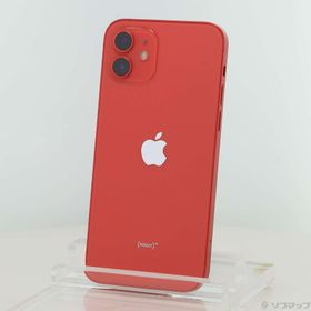 (中古)Apple iPhone12 64GB プロダクトレッド MGHQ3J/A SIMフリー(198-ud)