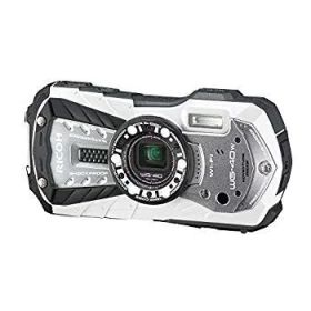 【中古】【非常に良い】RICOH 防水デジタルカメラ RICOH WG-40W ホワイト 防水14m耐ショック1.6m耐寒-10度 RICOH WG-40W WH 04687 w17b8b5