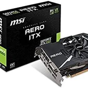 【中古】【非常に良い】MSI ショート基盤採用 グラフィックスカード GEFORCE GTX 1060 AERO ITX 6G OC