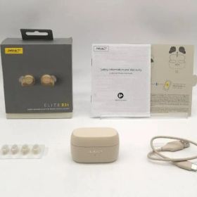 美品！充電100％！Jabra イヤホン Elite 85t ゴールドベージュ F