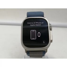 【中古】Apple Apple Watch Ultra2 49mm Cellular チタニウムケース/ブルーアルパインループ(L) MREQ3J/A【札幌】保証期間1ヶ月【ランクA】