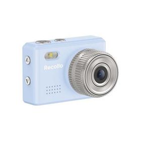 アイアールティー IRT-RCL01BL ブルー Recollo 100万画素レトロミニデジタルカメラ わずか18g手のひらサイズ 写真・動画・録音・WEBカメラ