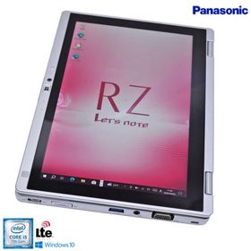 SIMフリー 2-in-1 10.1型 Panasonic Let's note RZ6 Core i5-7Y57 m.2SSD256G メモリ8G Webカメラ Wi-Fi Windows10