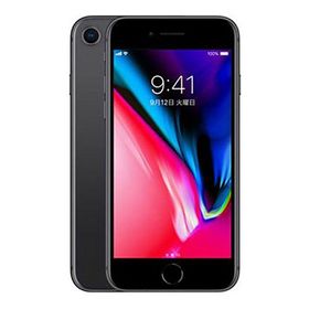 iPhone8[256GB] SIMロック解除 au/UQ スペースグレイ【安心保 …