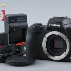 【中古】Canon キヤノン EOS Kiss M2 ブラック ミラーレス一眼カメラ シャッター回数僅少