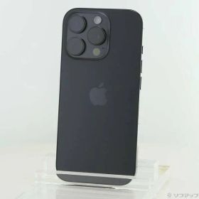 ソフマップ 〔中古品〕 iPhone16 Pro 128GB ブラックチタニウム MYMV3J／A SIMフリー【305】