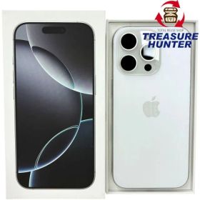 Apple iPhone16 Pro 128GB ホワイトチタニウム MYMW3J/A 6.3インチ SIMロックなし 利用制限○ 2025年 アップル 【103083173008】