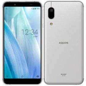 【中古】(未使用品)〈SIMフリー〉SHARP AQUOS sense3 basic 32GB シルバー SHV48【安心保証90日/赤ロム永久保証】AQUOSsense3basic 本体 Android アンドロイド スマホ