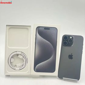 iPhone15 Pro Max 256GB ブラックチタニウム MU6P3J/A Apple版SI
