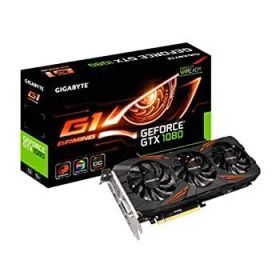 【中古】「非常に良い」Gigabyte GeForce GTX 1080?g1?Gaming 8?GB gddr5?X VR Ready Windforce 3?X冷却システムグラフィックスカード