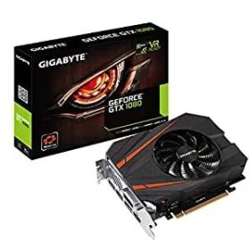 【中古】 Gigabyte GeForce GTX 1080 Mini ITX 8G グラフィックカード (GV-N1080IX-8GD)