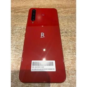 【中古美品】Rakuten BIG 128GB レッド SIMフリー ZR01 A393