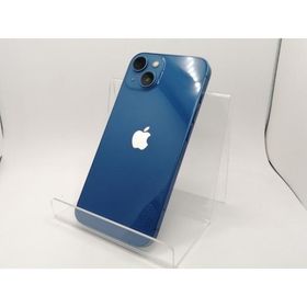 【中古】Apple SoftBank 【SIMフリー】 iPhone 13 128GB ブルー MLNG3J/A【川崎駅前】保証期間１ヶ月【ランクC】