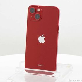〔中古〕Apple(アップル) iPhone13 128GB プロダクトレッド MLNF3J／A SIMフリー〔349-ud〕