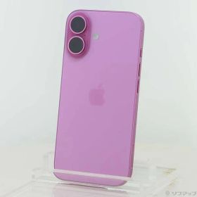 ソフマップ 〔中古品〕 iPhone16 128GB ピンク MYDT3J／A SIMフリー【297】
