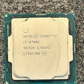 Intel Core i7-8700K CPU 本体 動作確認済