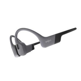 SHOKZ ブルートゥースイヤホン 耳かけ型 骨伝導 OpenSwim Pro [ ノイズキャンセリング 対応 / 骨伝導 ] グレー SKZ-EP-000028