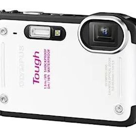 【中古】OLYMPUS デジタルカメラ TG-620 1200万画素 5m防水 裏面照射型CMOS 広角28mm ホワイト TG-620 WHT