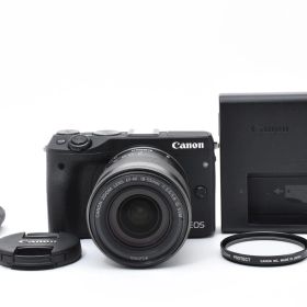 【返品保証】★極上品★キヤノン Canon EOS M3 レンズキット EF-M 18-55mm★ L278#7706