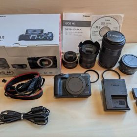 美品★EOS M3★レンズ3本★付属品有り