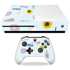 MightySkins Xbox One S 用ビニールスキン「VSCO Girl」保護デカールラップ 着脱簡単