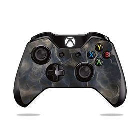 MightySkins Microsoft Xbox One or S Controller 用ビニールスキン「Stormy Marble」保護デカールラップ 着脱簡単