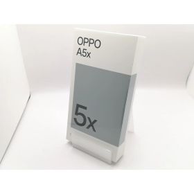 【未使用】Oppo 国内版 【SIMフリー】 OPPO A5x 4GB 128GB ホワイト【新橋】保証期間3ヶ月