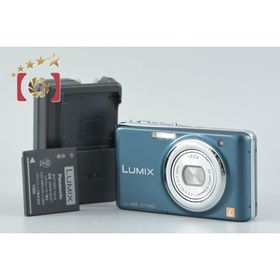 【中古】Panasonic パナソニック LUMIX DMC-FX77 スエードブルー コンパクトデジタルカメラ