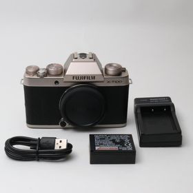 FUJIFILM ミラーレス一眼 X-T100シャンパンゴールド X-T100-G