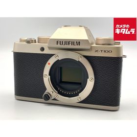 【中古】 【良品】 フジフイルム X-T100 ボディ シャンパンゴールド