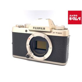 【中古】 【美品】 フジフイルム X-T100 ボディ シャンパンゴールド