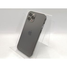 【中古】Apple SoftBank 【SIMロック解除済み】 iPhone 12 Pro 256GB グラファイト MGM93J/A【高崎モントレー】保証期間１ヶ月【ランクC】