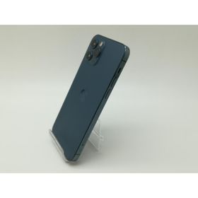 【中古】Apple 国内版 【SIMフリー】 iPhone 12 Pro 256GB パシフィックブルー MGMD3J/A【新橋】保証期間１ヶ月【ランクC】