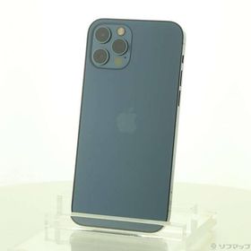 〔中古〕Apple(アップル) iPhone12 Pro 256GB パシフィックブルー MGMD3J／A SIMフリー〔247-ud〕
