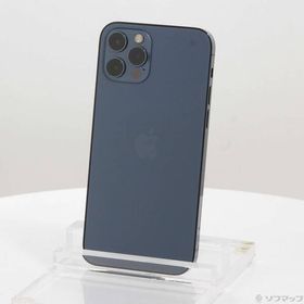 〔中古〕Apple(アップル) iPhone12 Pro 256GB パシフィックブルー MGMD3J／A SIMフリー〔276-ud〕