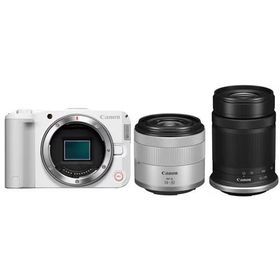 キヤノン EOS R50 V ダブルズームキット ミラーレス一眼カメラ 最大約2420万画素CMOSセンサー 映像エンジンDIGIC X搭載 ホワイト