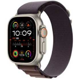 Apple Apple Watch Ultra2 49mm GPS+Cellularモデル MREW3J/A A2986【ナチュラルチタニウムケース/インディゴアルパインループ(L)】 [中古] 【当社3ヶ月間保証】 イオシス
