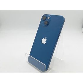 【中古】【赤ロム保証あり】Apple au 【SIMフリー】 iPhone 13 128GB ブルー MLNG3J/A【柏】保証期間１週間【ランクC】