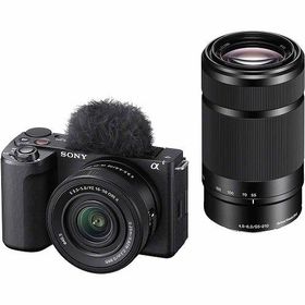 SONY VLOGCAM ミラーレス一眼カメラ ブラック ZV-E10M2X ダブルズームレンズキット
